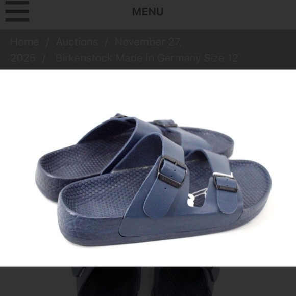Birkenstock Silver Textured Sole